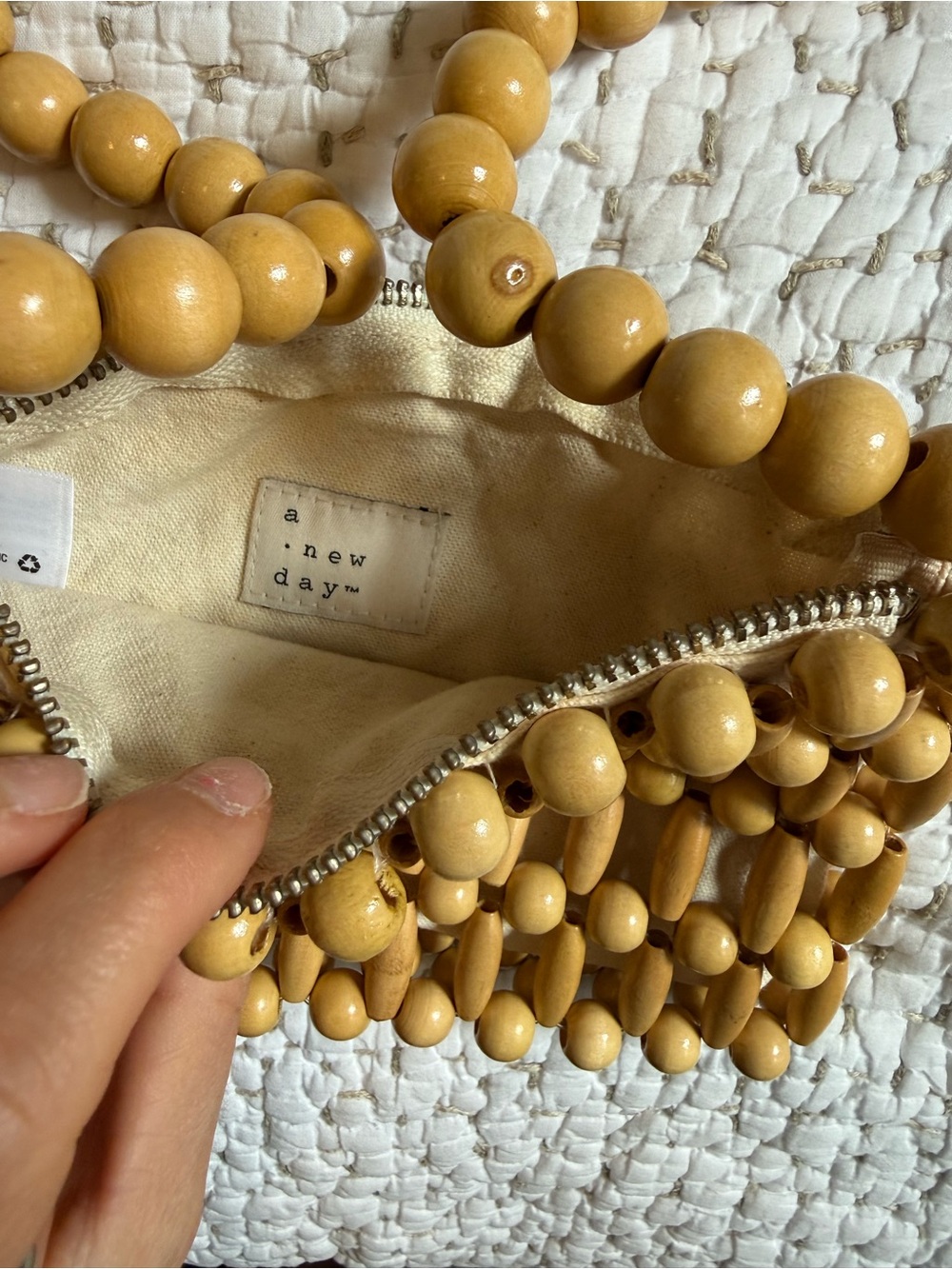 a new day beaded Crossbody Bag - Picture 2 of 2